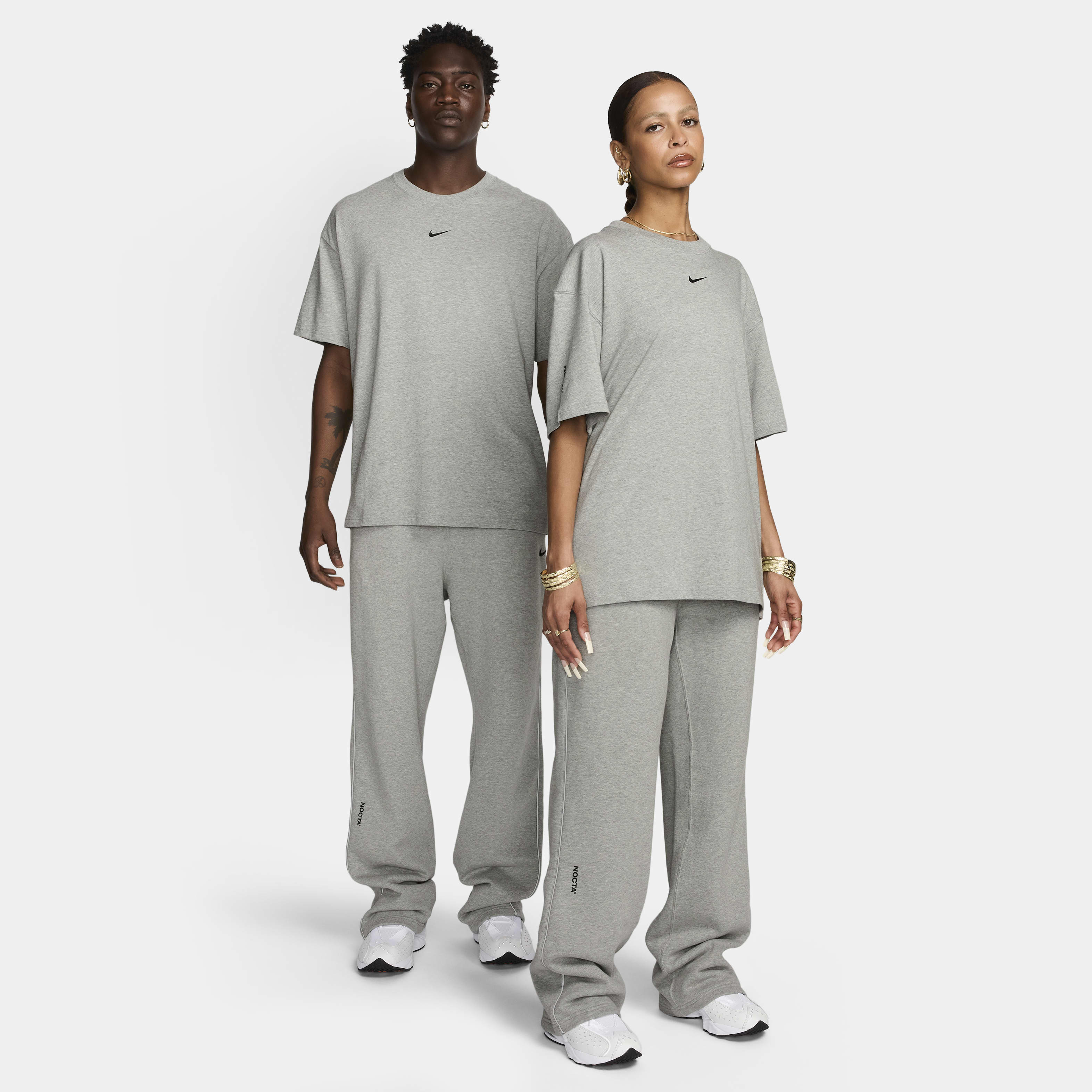 Nike Noctaフリースcsオープンヘム スウェットパンツ グレーMサイズ Nike NOCTA Fleece CS Open-Hem Sweatpants | The Summit